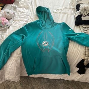 Teal dolphins hoodie